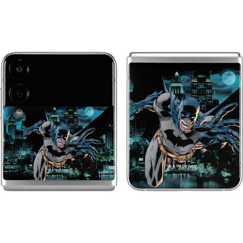 DC Comics Batman All Star Batman & Robin, The Boy Wonder Action Pose Art BY Jim Lee Galaxy Z Flip4 5G Skin